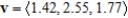 Suppose the vector gives the numbers of hamburgers, chicken sandwiches, and cheeseburgers, respectively, sold at a fast-food restaurant in one week. The vector gives the prices (in dollars) per unit for the three food items. Determine the total revenue that the restaurant earned on its three products for that week. Round your answer to two decimal places.
