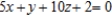 Find an equation of a plane passing through the points and perpendicular to the plane .