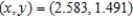 <strong>Find the corresponding rectangular coordinates for the point . Round your answer to three decimal places.</strong> A) B) C) D) E)
