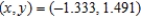 <strong>Find the corresponding rectangular coordinates for the point . Round your answer to three decimal places.</strong> A) B) C) D) E)