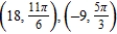 <strong>For the given point in rectangular coordinates, find two sets of polar coordinates for the point for . </strong> A) B) C) D) E)