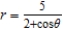 <strong>Identify the graph for the polar equation .</strong> A) B) C) D) E)