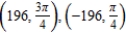 <strong>Find two sets of polar coordinates for the point for .</strong> A) B) C) D) E)