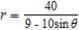 <strong>Find a polar equation for the hyperbola with its focus at the pole, eccentricity , and directrix .</strong> A) B) C) D) E)