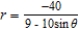 <strong>Find a polar equation for the hyperbola with its focus at the pole, eccentricity , and directrix .</strong> A) B) C) D) E)