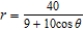 <strong>Find a polar equation for the hyperbola with its focus at the pole, eccentricity , and directrix .</strong> A) B) C) D) E)