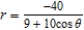 <strong>Find a polar equation for the hyperbola with its focus at the pole, eccentricity , and directrix .</strong> A) B) C) D) E)