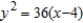 <strong>Find an equation of the parabola with vertex and directrix .</strong> A) B) C) D) E)