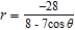<strong>Find a polar equation for the ellipse with its focus at the pole, eccentricity , and directrix .</strong> A) B) C) D) E)