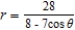 <strong>Find a polar equation for the ellipse with its focus at the pole, eccentricity , and directrix .</strong> A) B) C) D) E)