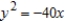 <strong>Find the vertex of the parabola given by .</strong> A) B) C) D) E)