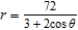 <strong>Find a polar equation for the ellipse with its focus at the pole and vertices .</strong> A) B) C) D) E)