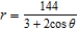 <strong>Find a polar equation for the ellipse with its focus at the pole and vertices .</strong> A) B) C) D) E)