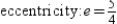 <strong>Find the center, foci, vertices, and eccentricity of the ellipse. </strong> A) B) C) D) E)