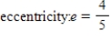 <strong>Find the center, foci, vertices, and eccentricity of the ellipse. </strong> A) B) C) D) E)