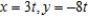 <strong>Use the result, the set of parametric equations for the line passing through and is to find a set of parametric equations for the line passing through and .</strong> A) B) C) D) E)