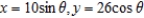 <strong>Use the result, the set of parametric equations for the ellipse is to find a set of parametric equations for the ellipse with vertices and and with foci at and . </strong> A) B) C) D) E)