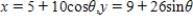 <strong>Use the result, the set of parametric equations for the ellipse is to find a set of parametric equations for the ellipse with vertices and and with foci at and . </strong> A) B) C) D) E)