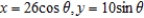 <strong>Use the result, the set of parametric equations for the ellipse is to find a set of parametric equations for the ellipse with vertices and and with foci at and . </strong> A) B) C) D) E)