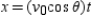 The parametric equations for the path of a projectile launched at a height h feet above the ground, at an angle with the horizontal and having an initial velocity of feet per second is given by and . The center field fence in a ballpark is 10 feet high and 400 feet from home plate. The ball is hit 2 feet above the ground. It leaves the bat at an angle of degrees with the horizontal at a speed of 110 miles per hour as shown in the figure. Write a set of parametric equations for the path of the ball. 