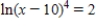 <strong>Solve the following equation for x. </strong> A) B) C) D) E) no solution