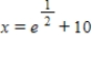 <strong>Solve the following equation for x. </strong> A) B) C) D) E) no solution