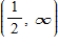 <strong>What is the domain of the function f(x) = 12ln(2x)? </strong> A) B) C) D) E)