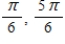 <strong>Find two solutions of the equation. Give your answers in radians ( ). Do not use a calculator. </strong> A) B) C) D) E)