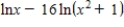 <strong>Write the following expression as a logarithm of a single quantity. </strong> A) B) C) D) E)