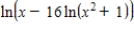 <strong>Write the following expression as a logarithm of a single quantity. </strong> A) B) C) D) E)