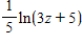 <strong>Use the properties of logarithms to expand the logarithmic expression . </strong> A) B) C) D) E)