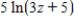 <strong>Use the properties of logarithms to expand the logarithmic expression . </strong> A) B) C) D) E)