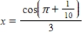 <strong>Solve the following equation for . </strong> A) B) C) D) E)
