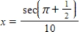 <strong>Solve the following equation for . </strong> A) B) C) D) E)