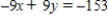 <strong>Write an equation of the line that passes through the given point and is parallel to the given line. Point Line </strong> A) B) C) D) E)
