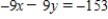 <strong>Write an equation of the line that passes through the given point and is parallel to the given line. Point Line </strong> A) B) C) D) E)