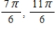 <strong>Solve the equation for , where . </strong> A) B) C) D) E)