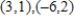 <strong>Find the points of intersection of the graphs of the equations: </strong> A) B) C) D) E)