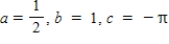 <strong>Find , , and such that the graph of the function matches the graph in the figure. </strong> A) B) C) D) E)
