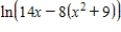<strong>Write the following expression as a logarithm of a single quantity. </strong> A) B) C) D) E)