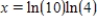 <strong>Solve the following equation for x. </strong> A) B) C) D) E)
