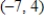 Write an equation of the line that passes through the point and is perpendicular to the line . 