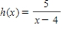 Find the domain and range of the function   . ​