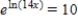 Solve the following equation for x. ​   ​