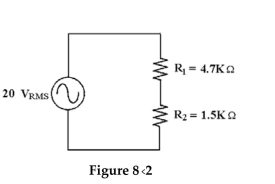 <strong> Calculate the total power dissipation in the circuit in Figure 8-2.</strong> A) 182 mW B) 64.5 mW C) 9.12 mW D) 45.6 mW
