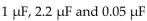 <strong>If a capacitor are connected in series, is less than ________.</strong> A) B) C) D)