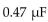 How much charge is stored in a   capacitor that drops 18 V?