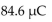 <strong>How much charge is stored in a capacitor that drops 18 V?</strong> A) B) C) D)