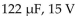 <strong>If a capacitor are connected in parallel across a 15 V source, the total capacitance equals and the capacitor drops </strong> A) B) C) D)