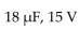 <strong>If a capacitor are connected in parallel across a 15 V source, the total capacitance equals and the capacitor drops </strong> A) B) C) D)